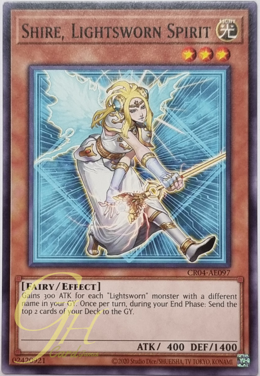 Yugioh [CR04-AE097] Shire, Lightsworn Spirit (Common)