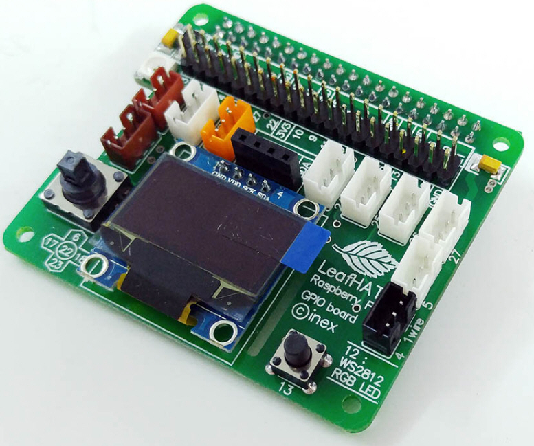 LeafHAT บอร์ด GPIO สำหรับ Raspberry Pi