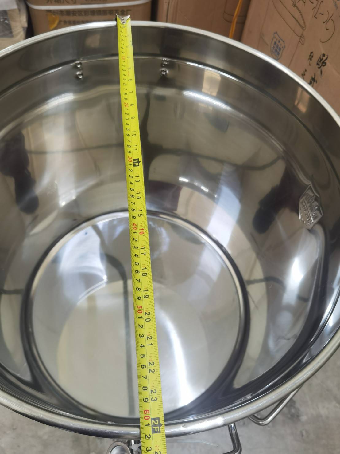 🍲 หม้อต้ม + ฝา สแตนเลส 304 หม้อต้มซุป ถังเก็บน้ำมัน g2steel tank-304