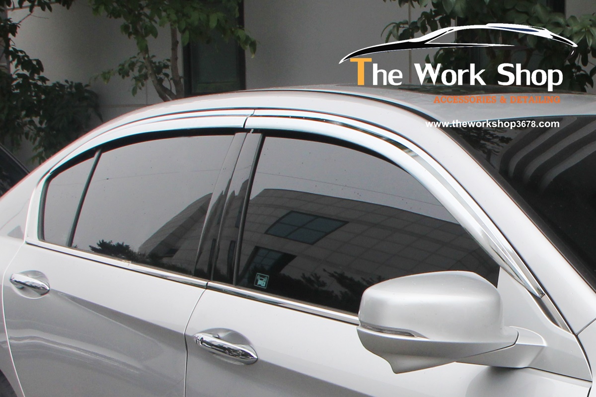 Chrome Door Visor for Accord All New - กันสาดโครเมี่ยม