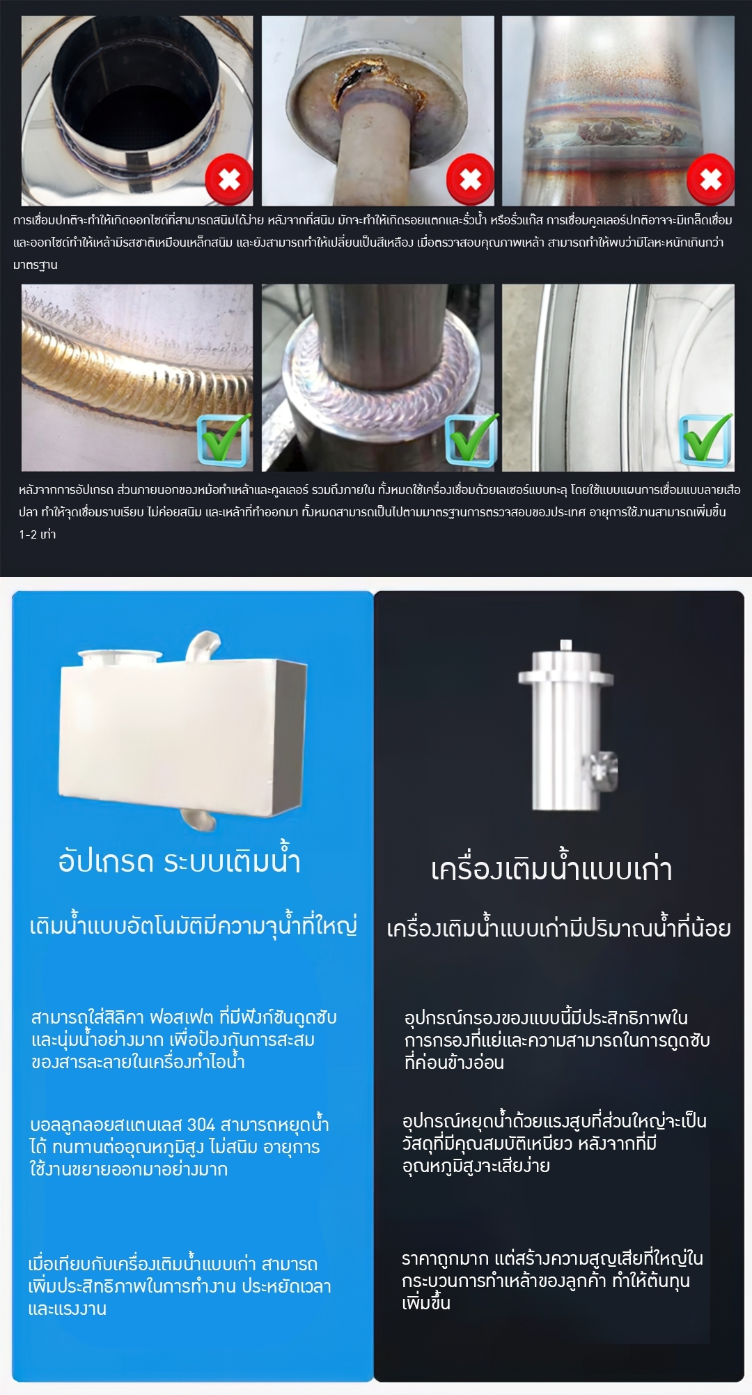 HNXS-01 หม้อกลั่นสแตนเลส 304 310/450/770/885 ลิตร