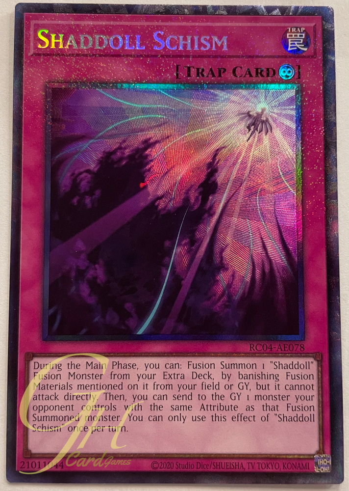 Yugioh [RC04-AE078] Shaddoll Schism (Collector's Rare)