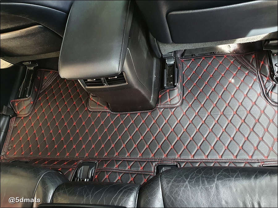 พรมปูพื้นรถยนต์ 6D LEXUS RX270 (ปี2009-11) พรมหนัง6D เกรดA 12มิล รวมแผ่นท้าย ปิดเบาะ เต็มคัน 7ชิ้น