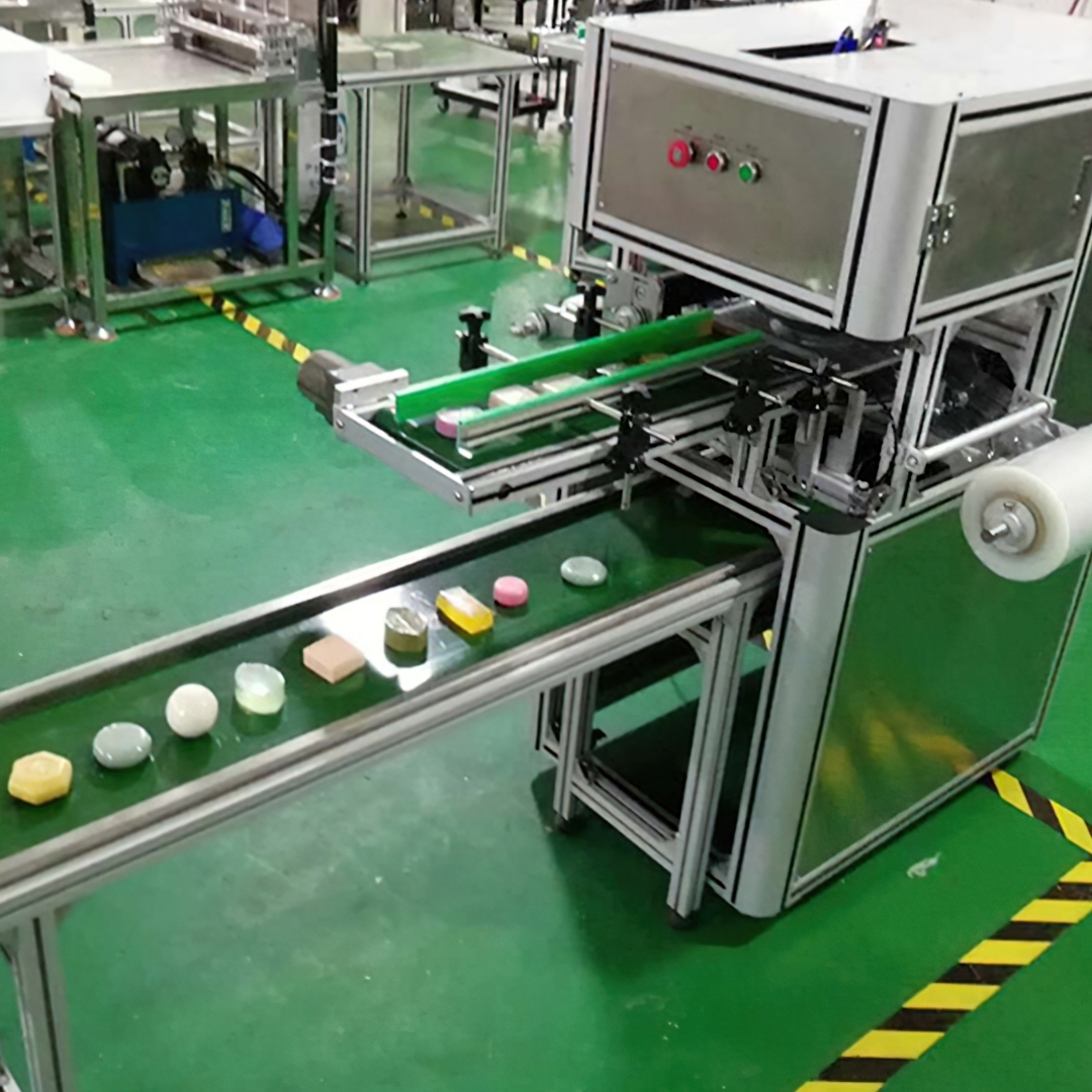 🌈15723 เครื่องห่อสินค้า เครื่องห่อสบู่ Handmade soap packing machine รุ่น YMBZ-02