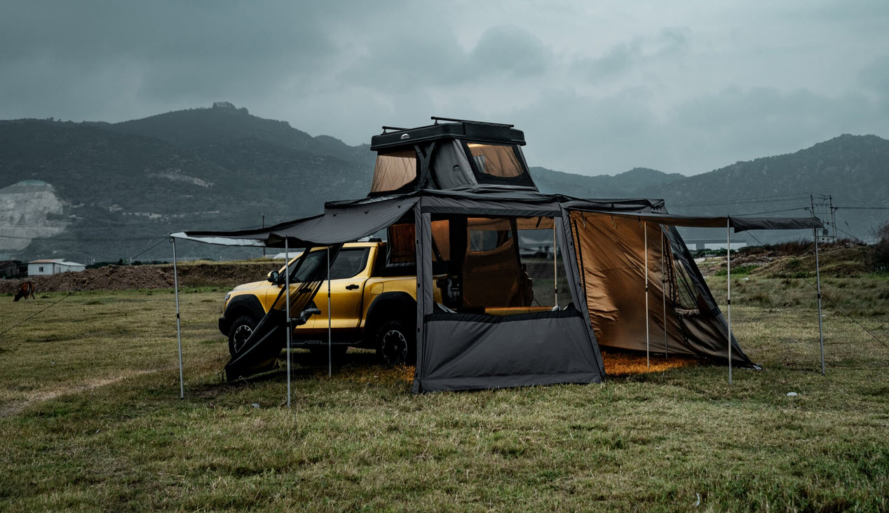 Truck Camper SAFARI CRUISER (Wildland) เต็นท์หลังคารถสุดหรู รุ่นใหม่ล่าสุด - By MaxX Equip