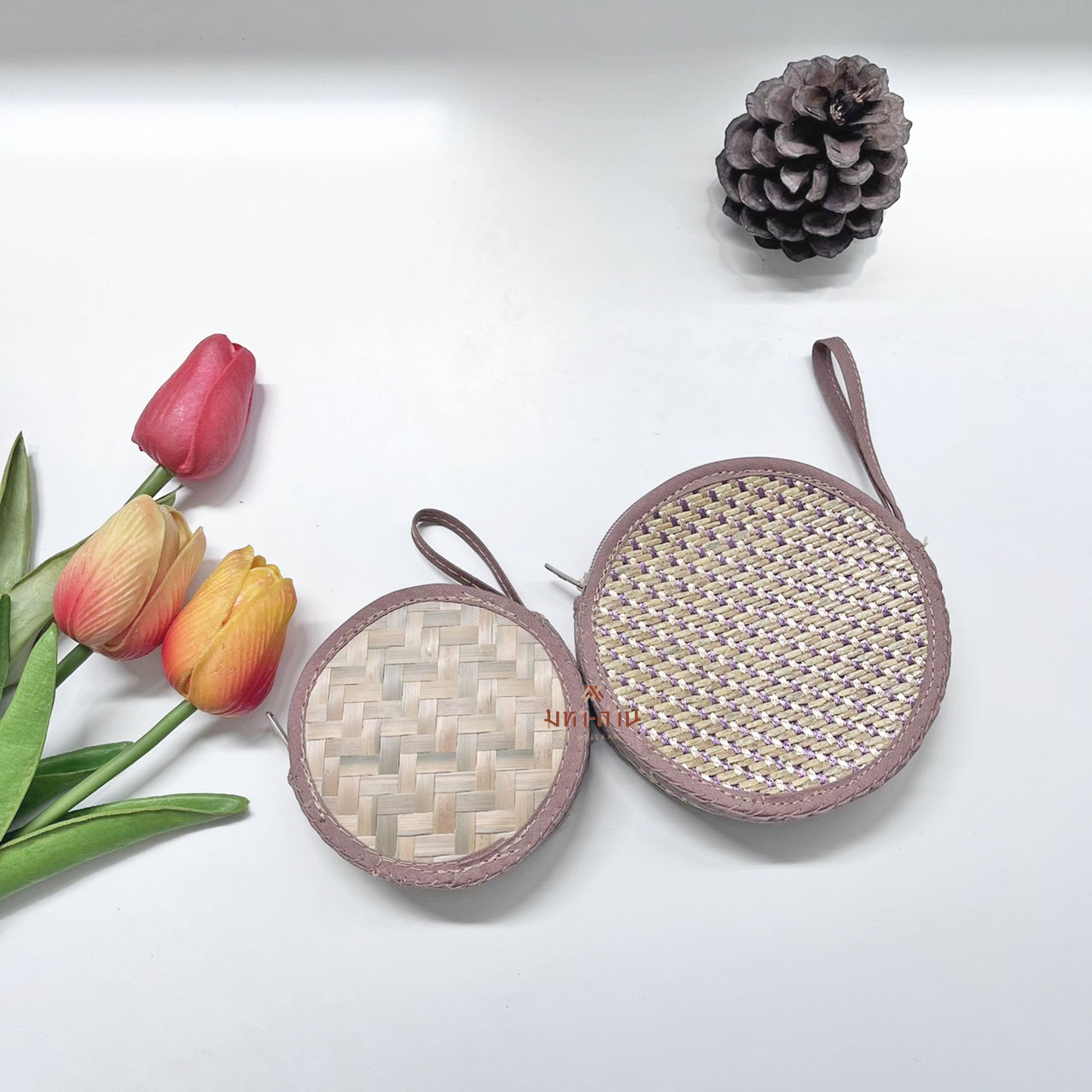 กระเป๋าใส่เหรียญ กระเป๋าจิ๋ว ของฝาก กระเป๋าสาน ของที่ระลึก ของชำร่วย👜