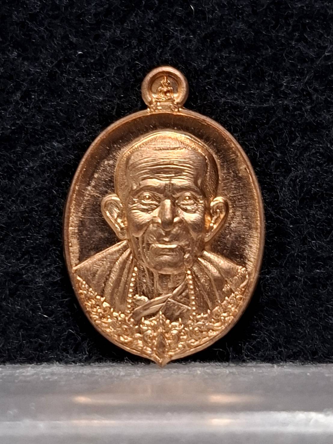 เหรียญที่ระลึก อายุวัฒนมงคล บุญกฐิน พ.ศ. 2564 พระครูมงคลจันทโชติ (หลวงปู่จันทร์ โชติโก) วัดน้ำแป้งวราราม