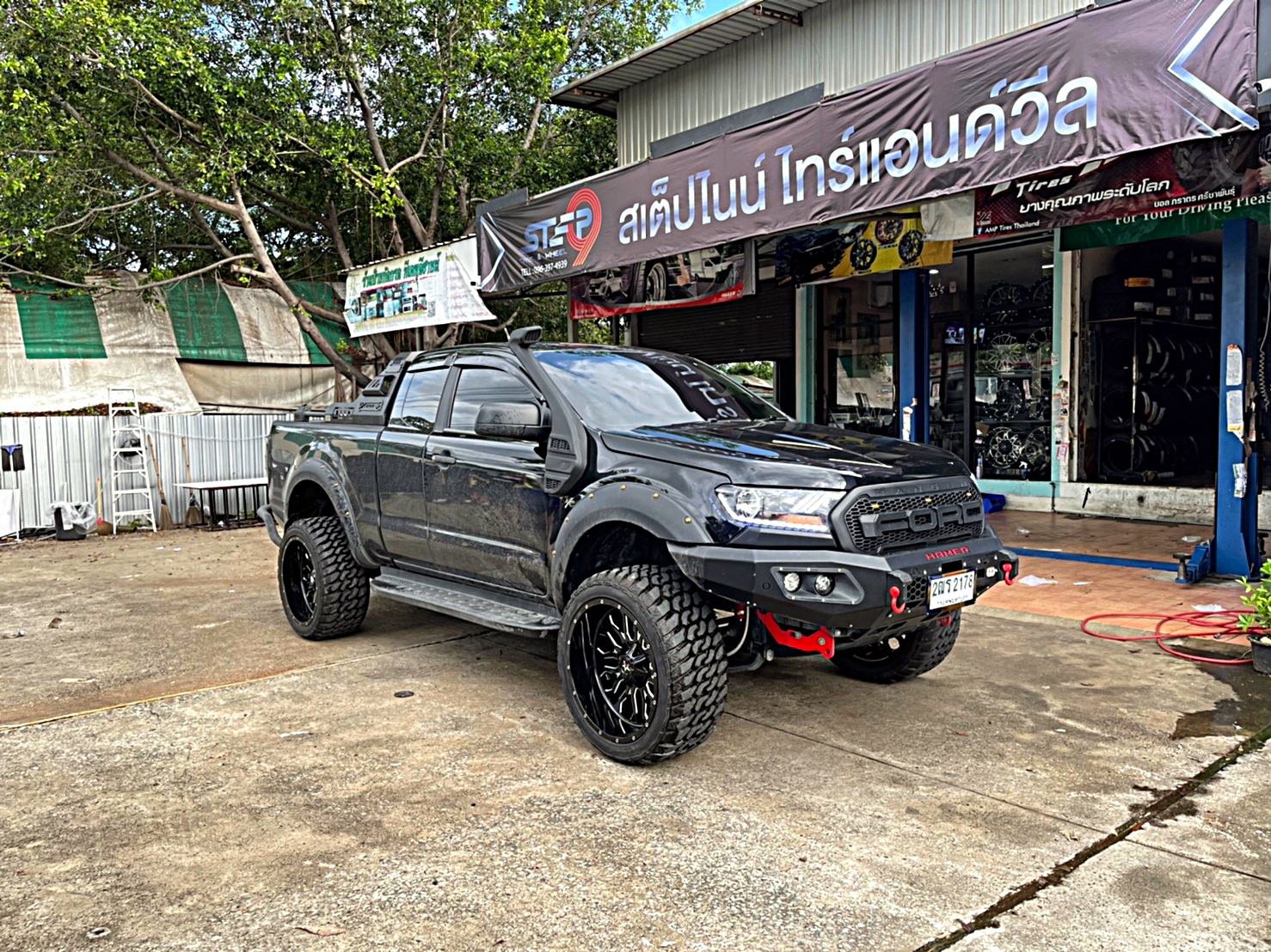 FORD RANGER จัดทรงเมกา ขอบ22 ที่ STEP9