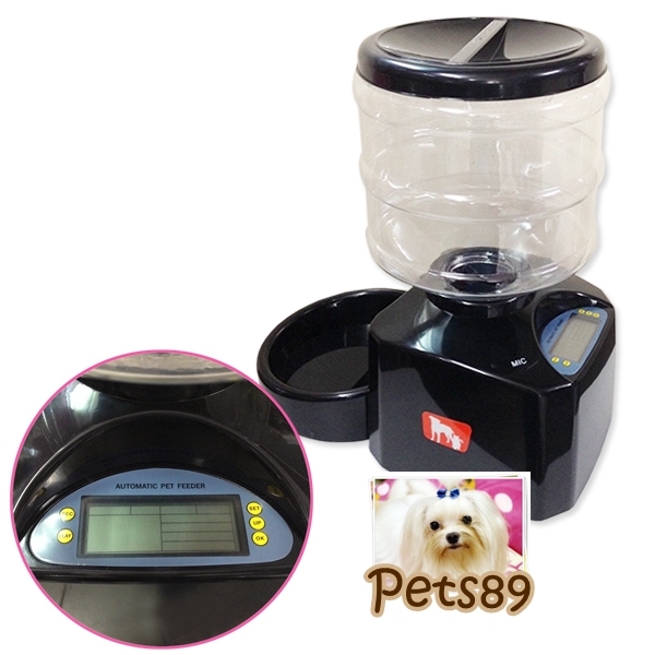 ที่ให้อาหารสัตว์เลี้ยงอัตโนมัติ แบบตั้งเวลาได้