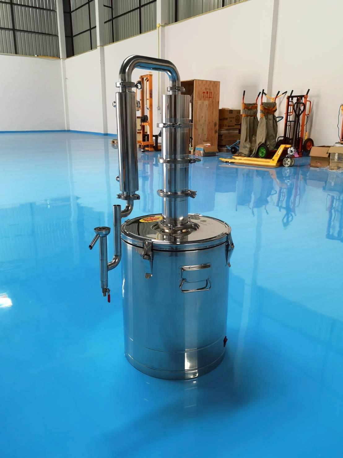 🌈15612 YANTAI เครื่องสกัด เครื่องกลั่นน้ำและน้ำมันสมุนไพร (ใช้ไฟฟ้า) Pot still