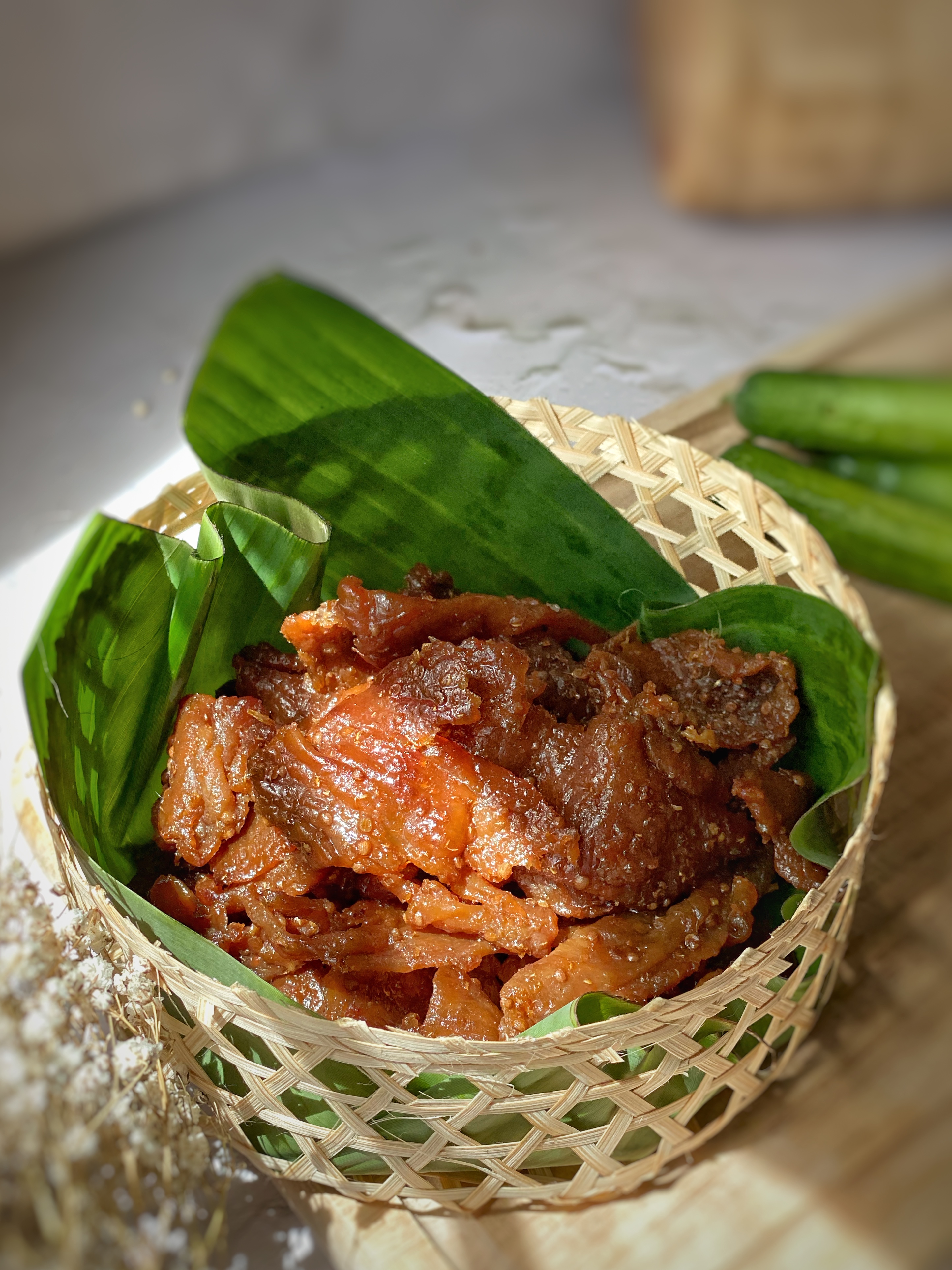 หมูแดดเดียว ใส่ลูกผักชี สูตรนิ่ม ไม่ติดมัน ทอดเสร็จพร้อมส่ง ราคาถูก