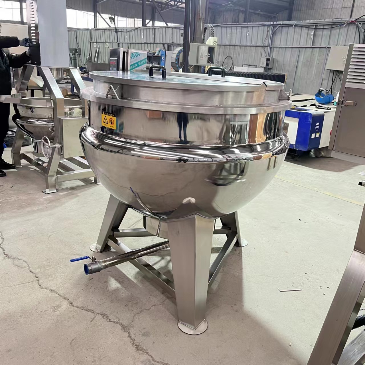 🌈หม้อกวน หม้อทำความร้อน กวนปรุงอาหารอัตโนมัติ รุ่น AS-400 Jacketed Kettle Cooking Mixer Series