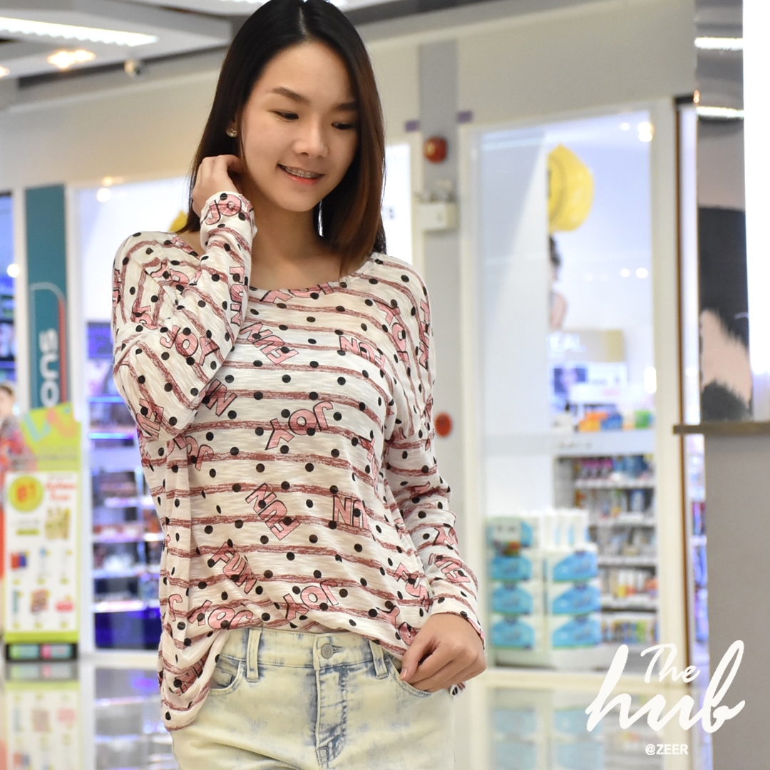 เสื้อแขนยาว สไตล์เกาหลี