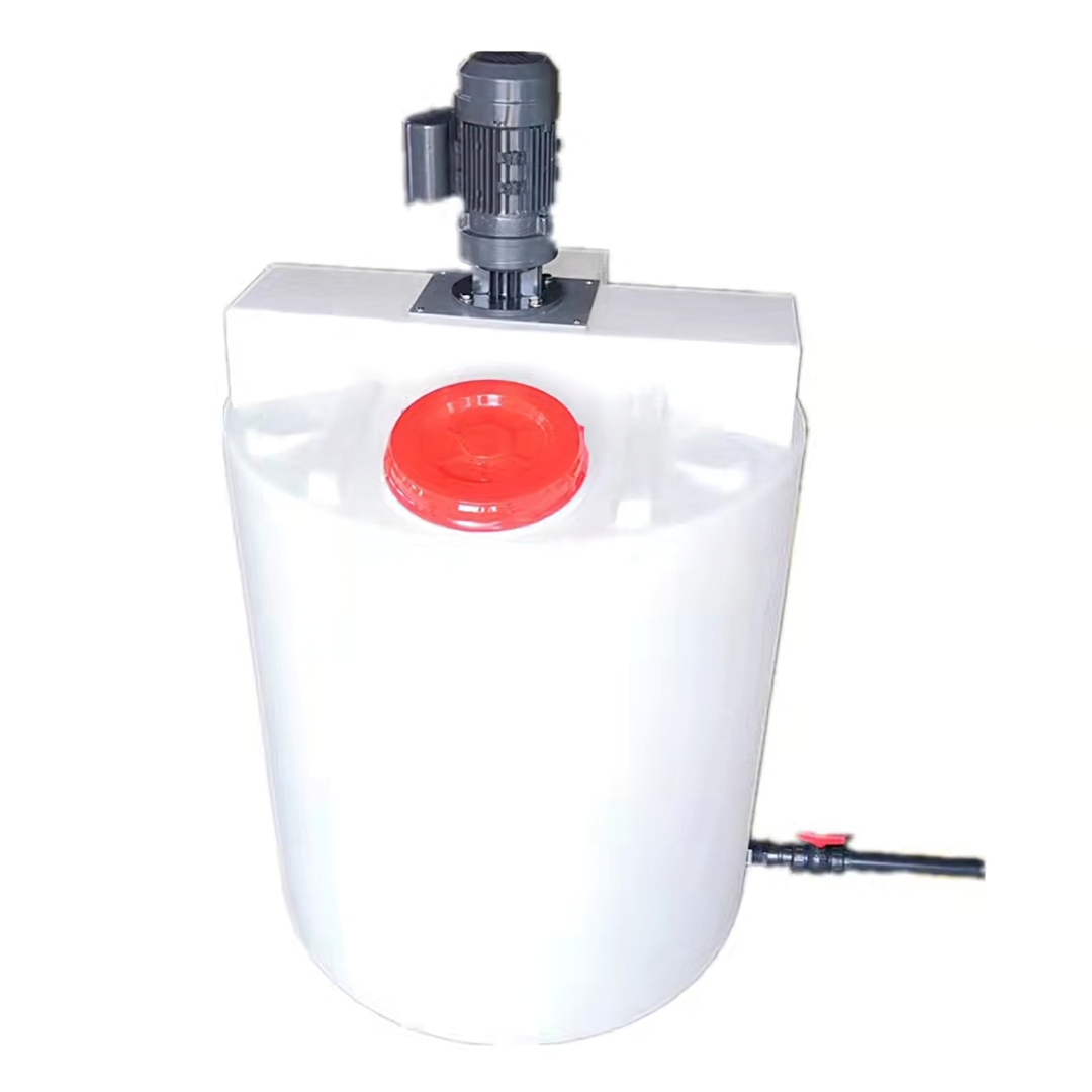 ถังผสม(PE)น้ำยา + พร้อมมอเตอร์หัวปั่น ขนาด 300 ลิตร