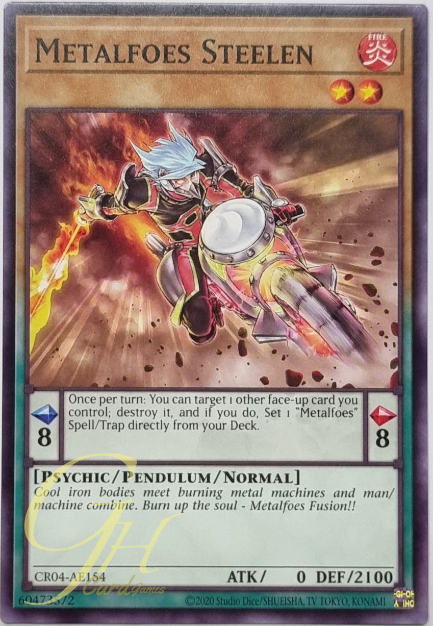 Yugioh [CR04-AE154] Metalfoes Steelen (Common)