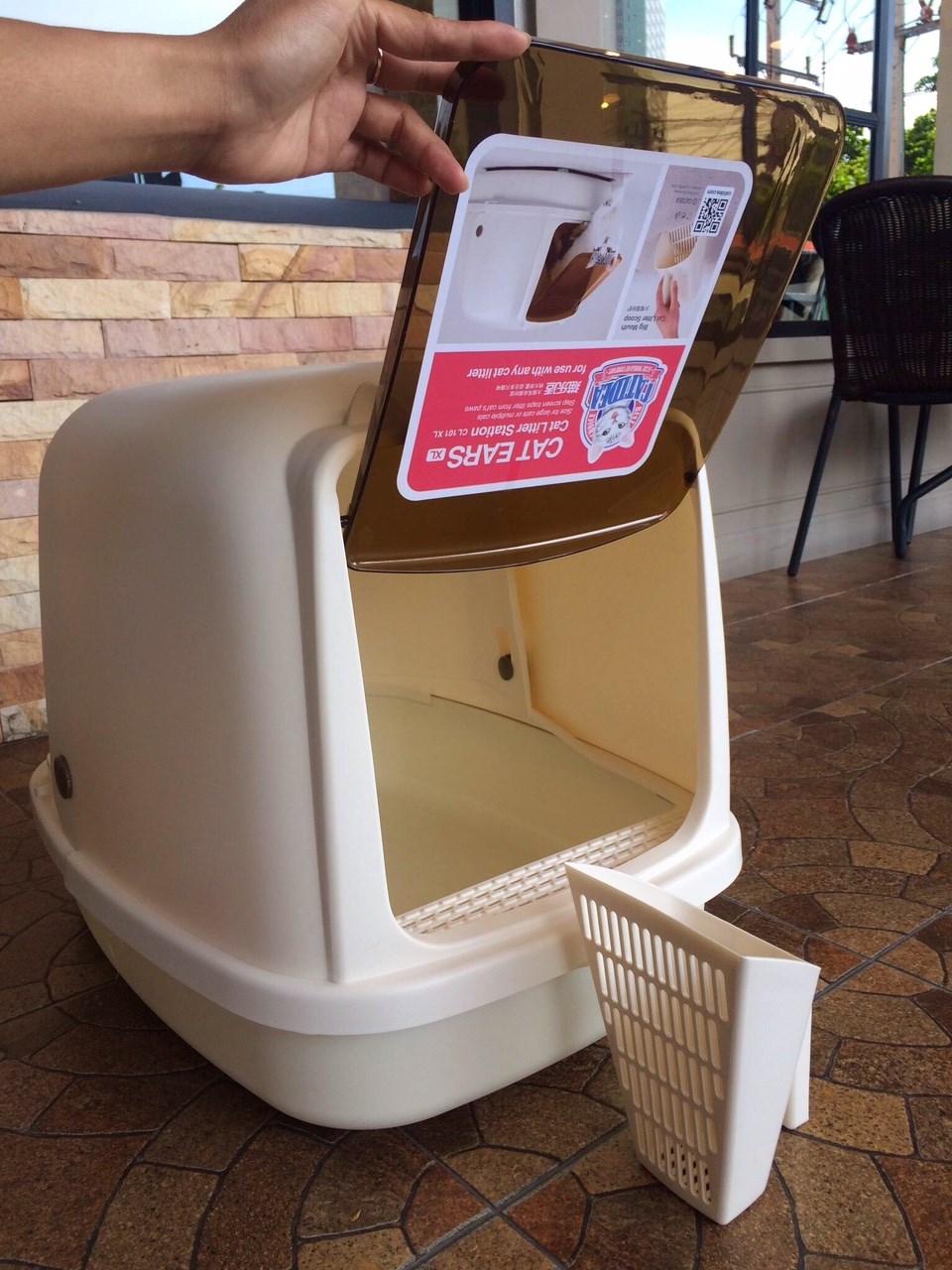 ห้องน้ำแมว ขนาดจัมโบ้