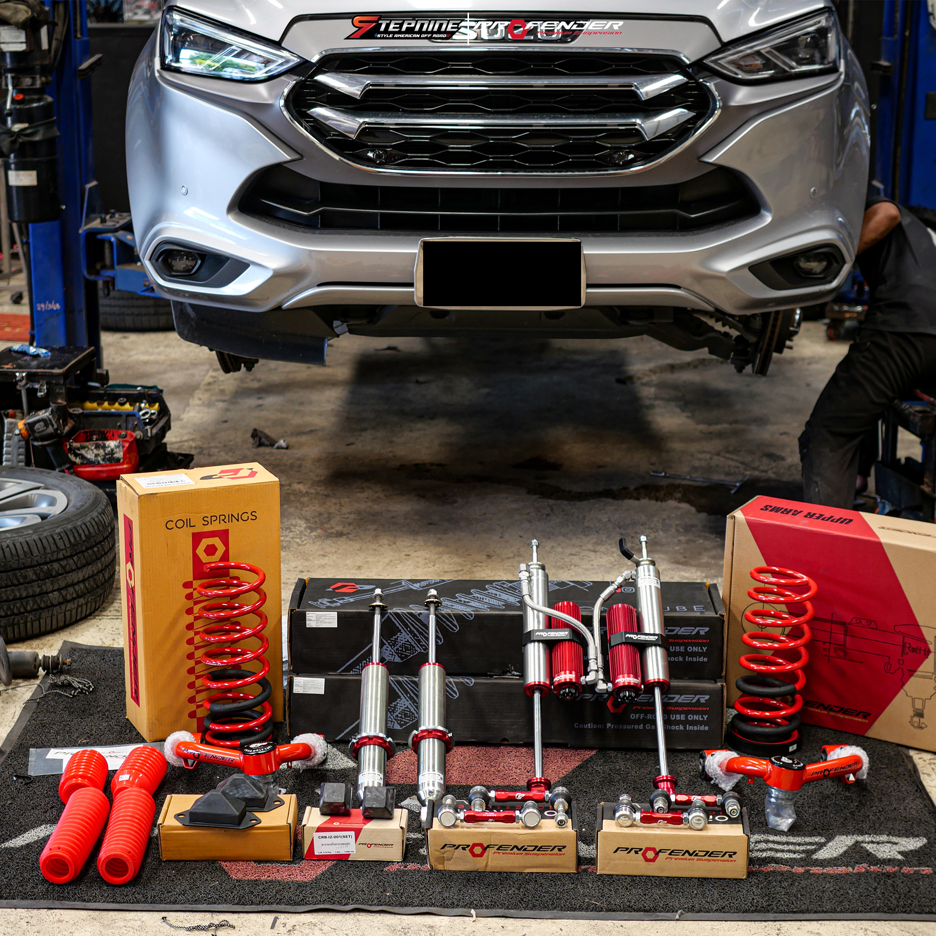ครบ จบ ในชุดเดียวกับเซ็ตโหลด Profender ตรงรู่น Isuzu Mu-x 2020-ON ที่ STEP9
