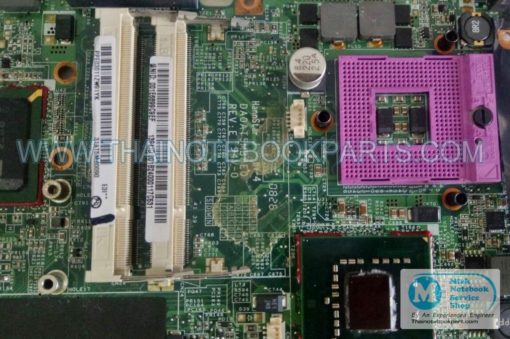 MT08619 เมนบอร์ดโน๊ตบุ๊คเสีย HP PAVILION DV9700-DAOAT5MB8E0 Mainboard Part (สินค้ามือสองใช้เป็นอะไหล่) 2