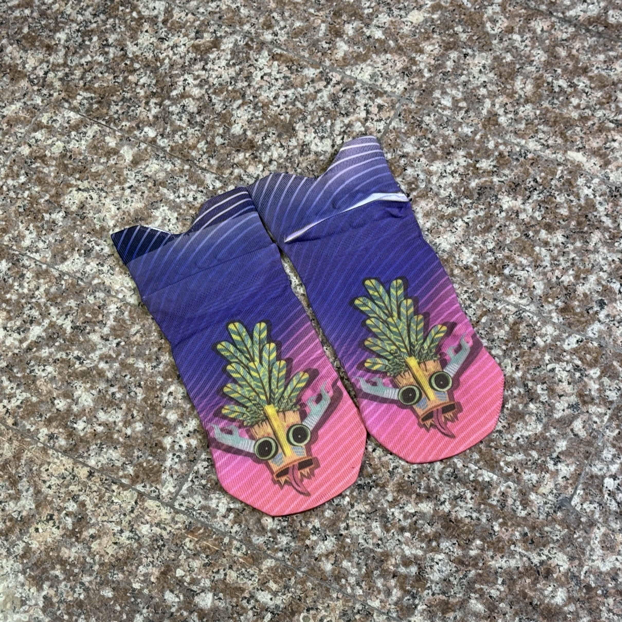 ถุงเท้าวิ่ง Compressport X KONA Running Ankle Socks ‘LIMITED’ (T2)