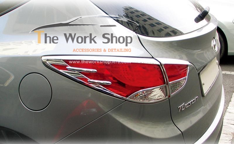 Rear Lamp Cover V.2 for Tucson ( โครเมี่ยมครอบไฟท้าย แบบที่ 2 )
