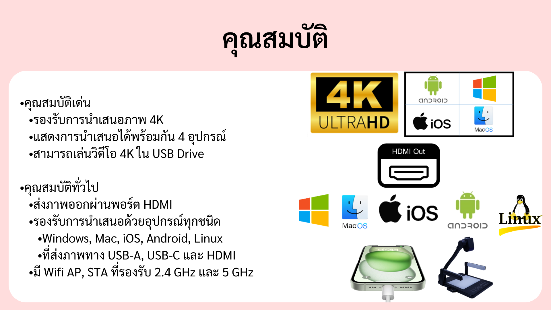 คุณสมบัติของ Quickshare L3