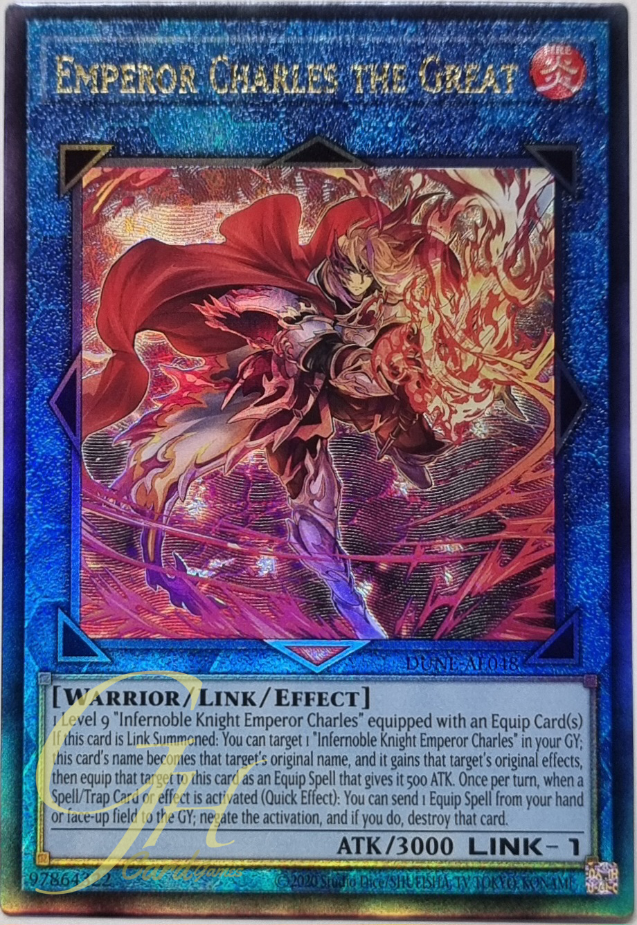 Yugioh [DUNE-AE048] Emperor Charles the Great (Ultimate Rare)