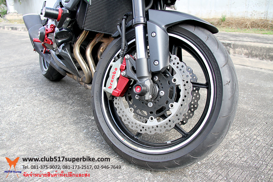 ขาจับปั๊มหน้า Z800,Z900 Brembo M4 100mm M50 แบร์น Mothracing วัสดุ AL6061 T651(65) สีดำ