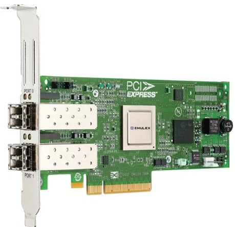 42D0494 : IBM/Emulex 8GB Dual Port 8Gbps (FC) to PCI Express Host Bus Adapter (HBA)