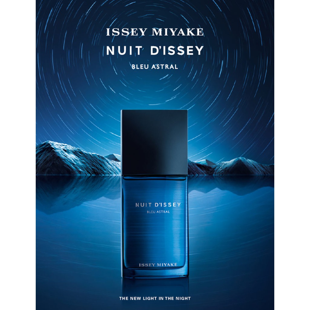 น้ำหอมแท้ ISSEY MIYAKE NUIT D ' ISSEY BLEU ASTRAL FOR MEN EAU DE TOILETTE SPRAY 100 ML ของใหม่ กล่องขายซีล เหมือนกับห้าง