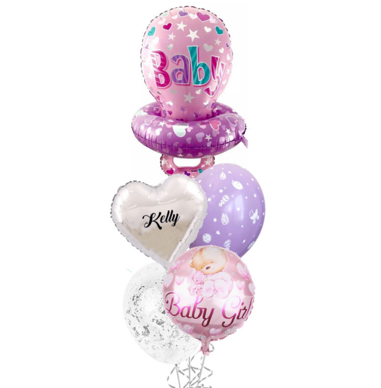 เซทฟอยวันเกิดเด็กผู้หญิง/Balloon baby girl Set