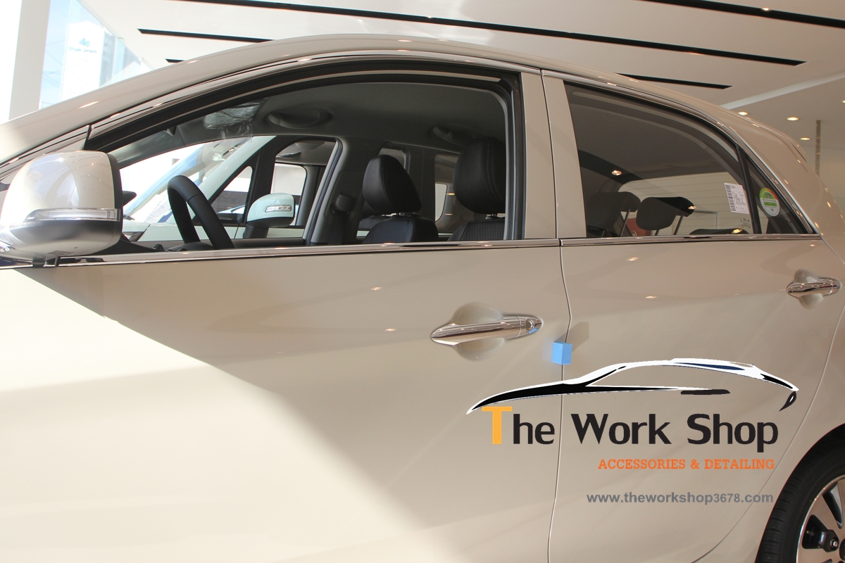 Window Accent for Picanto ( ชุดโครเมี่ยมแต่งขอบกระจกด้านล่าง )