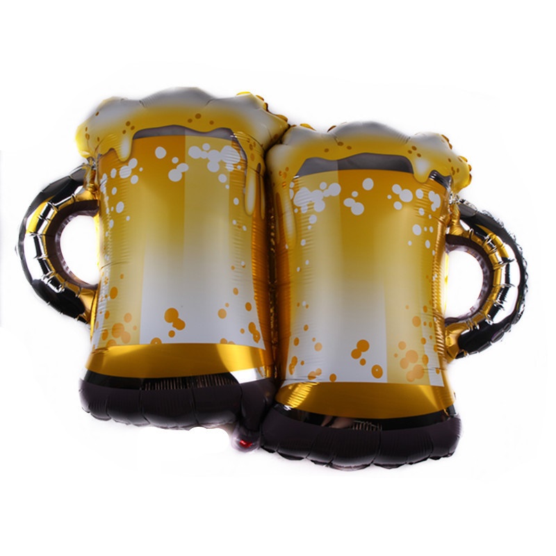 BEER MUG FOIL BALLOON / ลูกโป่งฟอยแก้วเบียร์ (90*58cm)