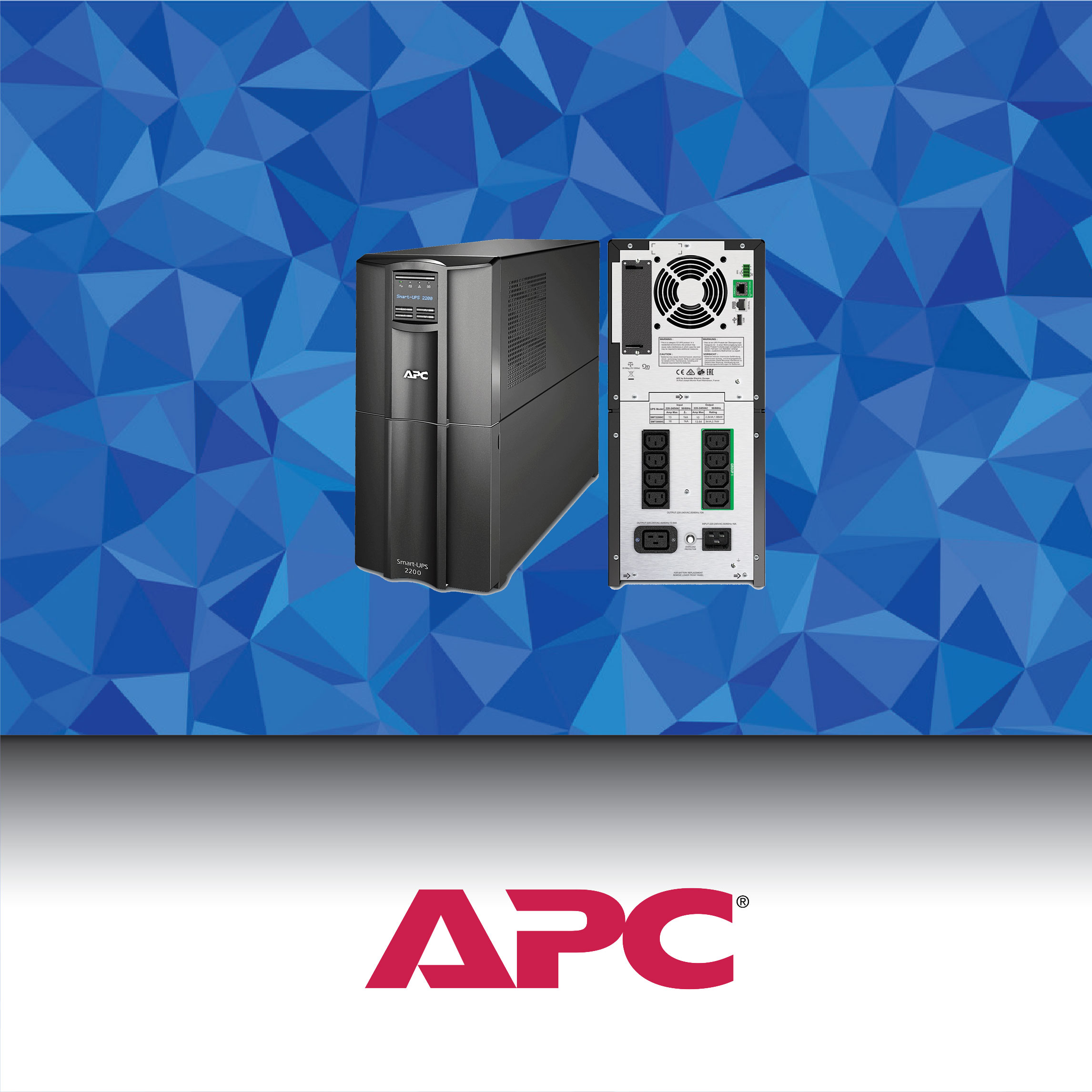 APC Smart-UPS 2200VA LCD 230V with SmartConnect [P/N SMT2200IC] ขาย UPS | จำหน่าย UPS | ร้านขาย UPS