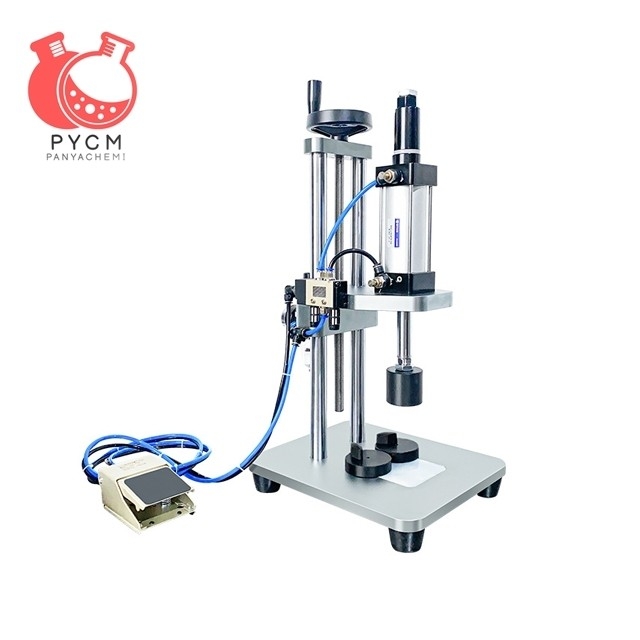 16905 TDF-Q02 เครื่องตอกฝาเกลียวด้านนอก ของฝาสเปรย์น้ำหอม แบบใช้ปั้มลม ประหยัดแรง