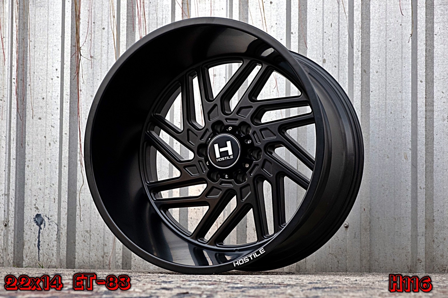 HOSTILE H116 ล้อแท้ขอบ22 นำเข้าโดย STEP9