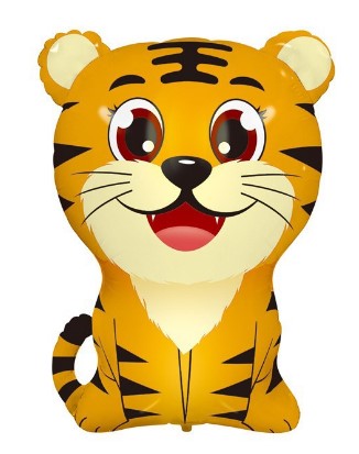 ลูกโป่งเสือน้อย Tiger Foil Balloon