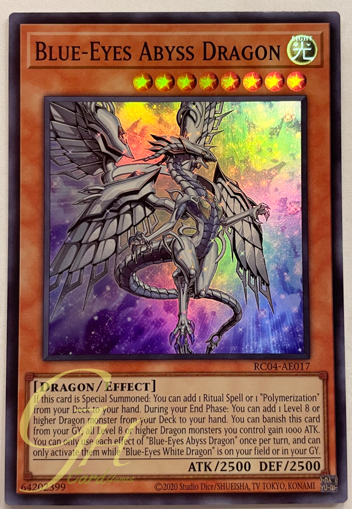 Yugioh [RC04-AE017] Blue-Eyes Abyss Dragon (Super Rare)