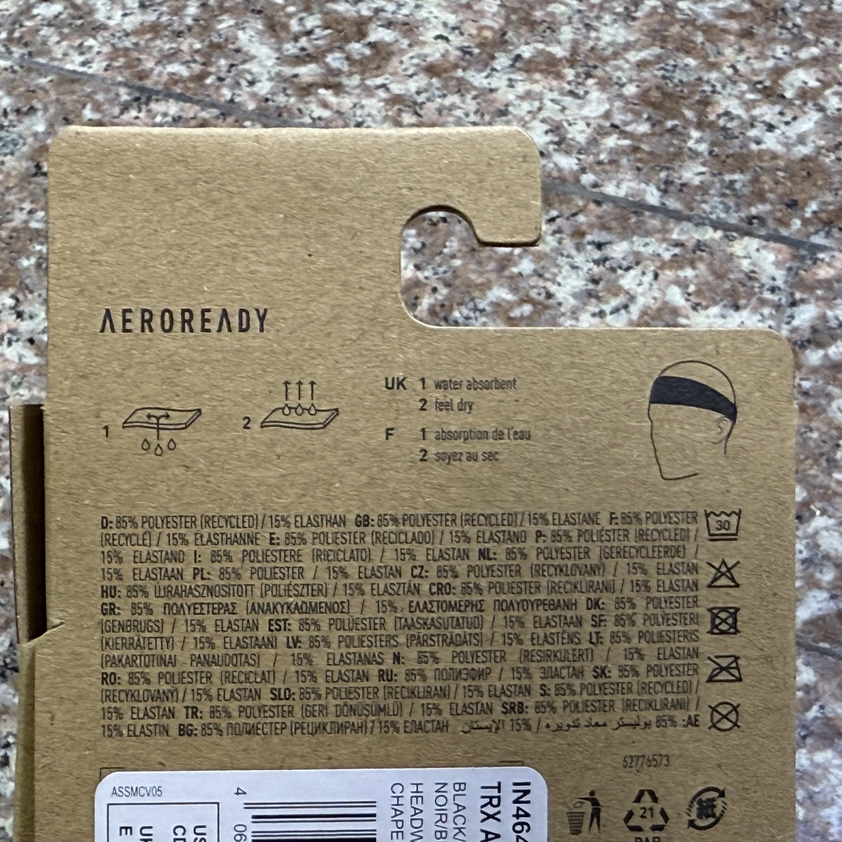 ผ้าคาดศีรษะ Adidas Terrex AeroReady Headband ‘BLACK’