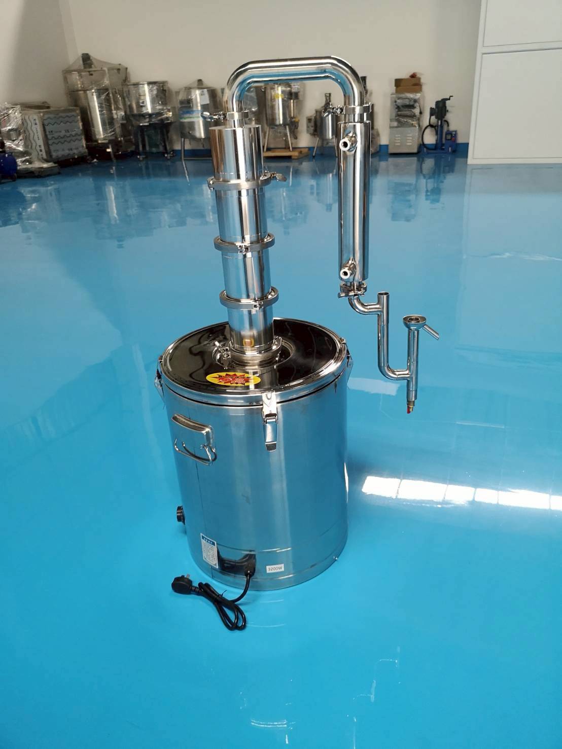 🌈15612 YANTAI เครื่องสกัด เครื่องกลั่นน้ำและน้ำมันสมุนไพร (ใช้ไฟฟ้า) Pot still