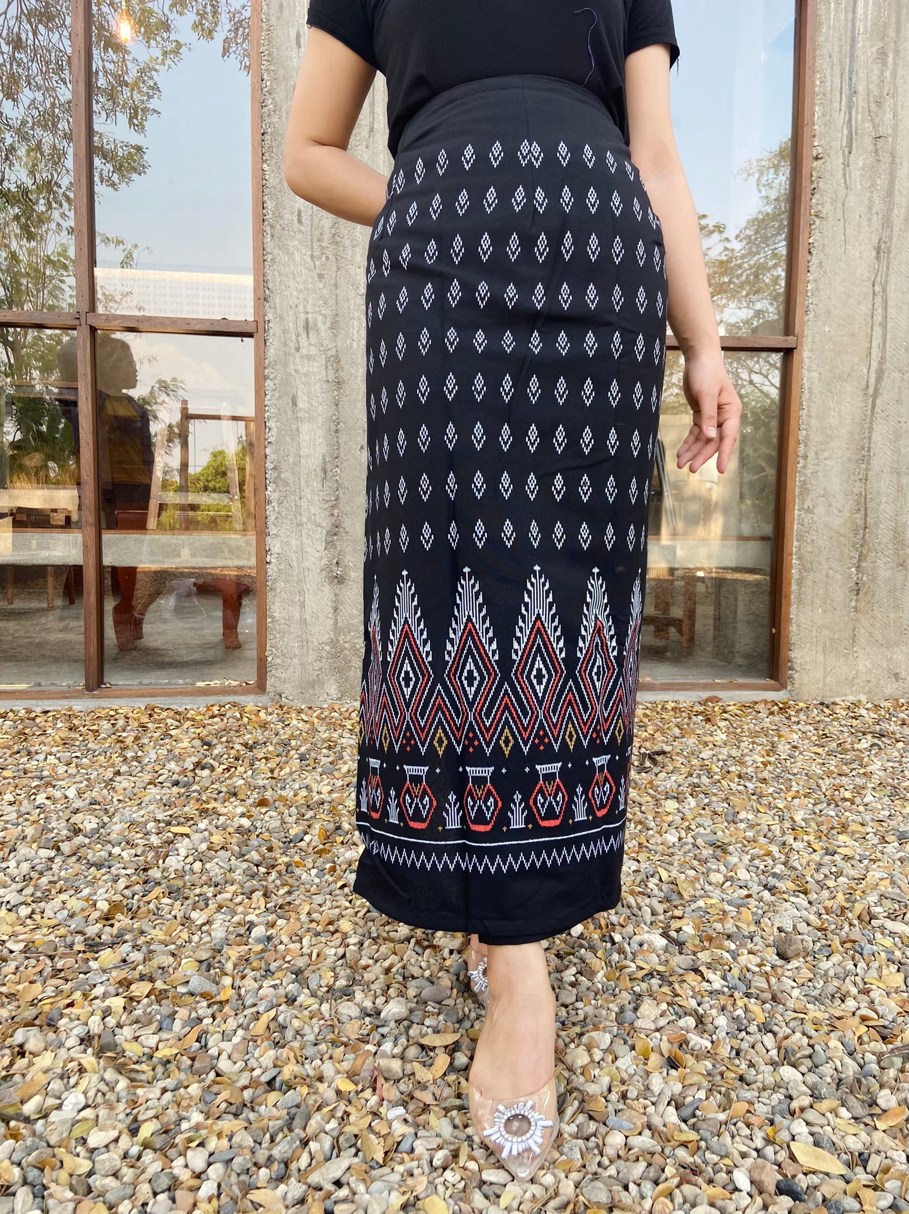 ผ้าถุงฝ้ายพิมพ์ลาย