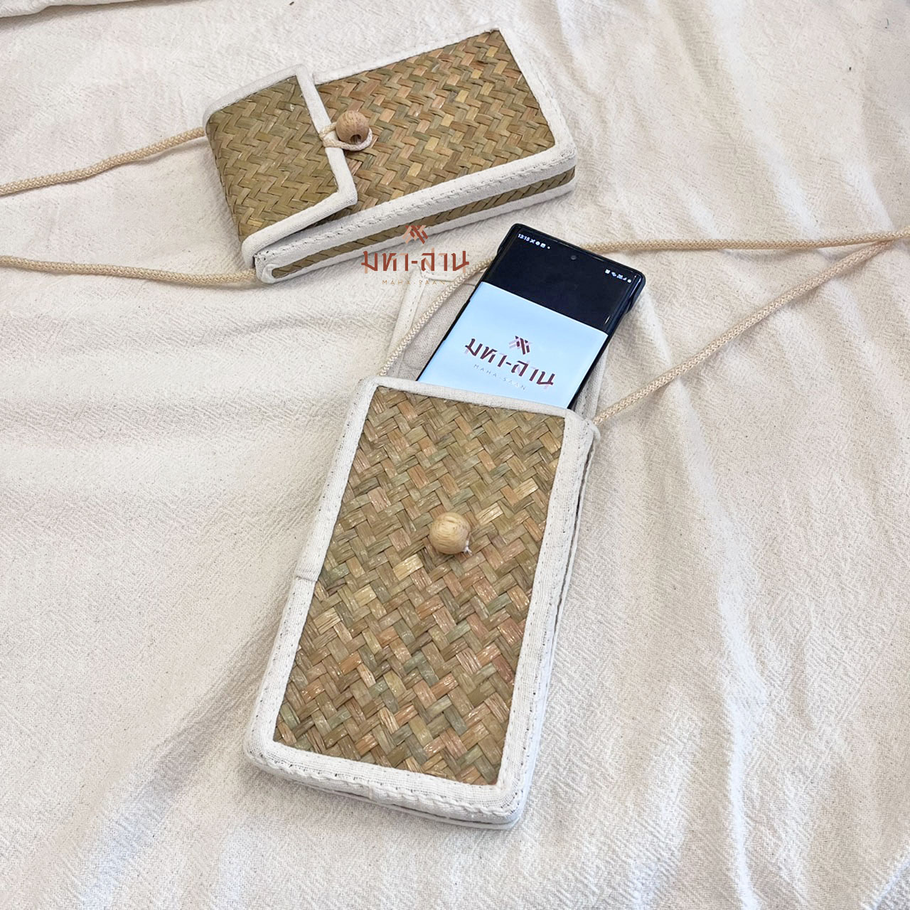 กระเป๋าสะพาย กระเป๋าใส่มือถือ กระเป๋าสาน กระเป๋ามินิมอล กระเป๋าเกาหลี 📱