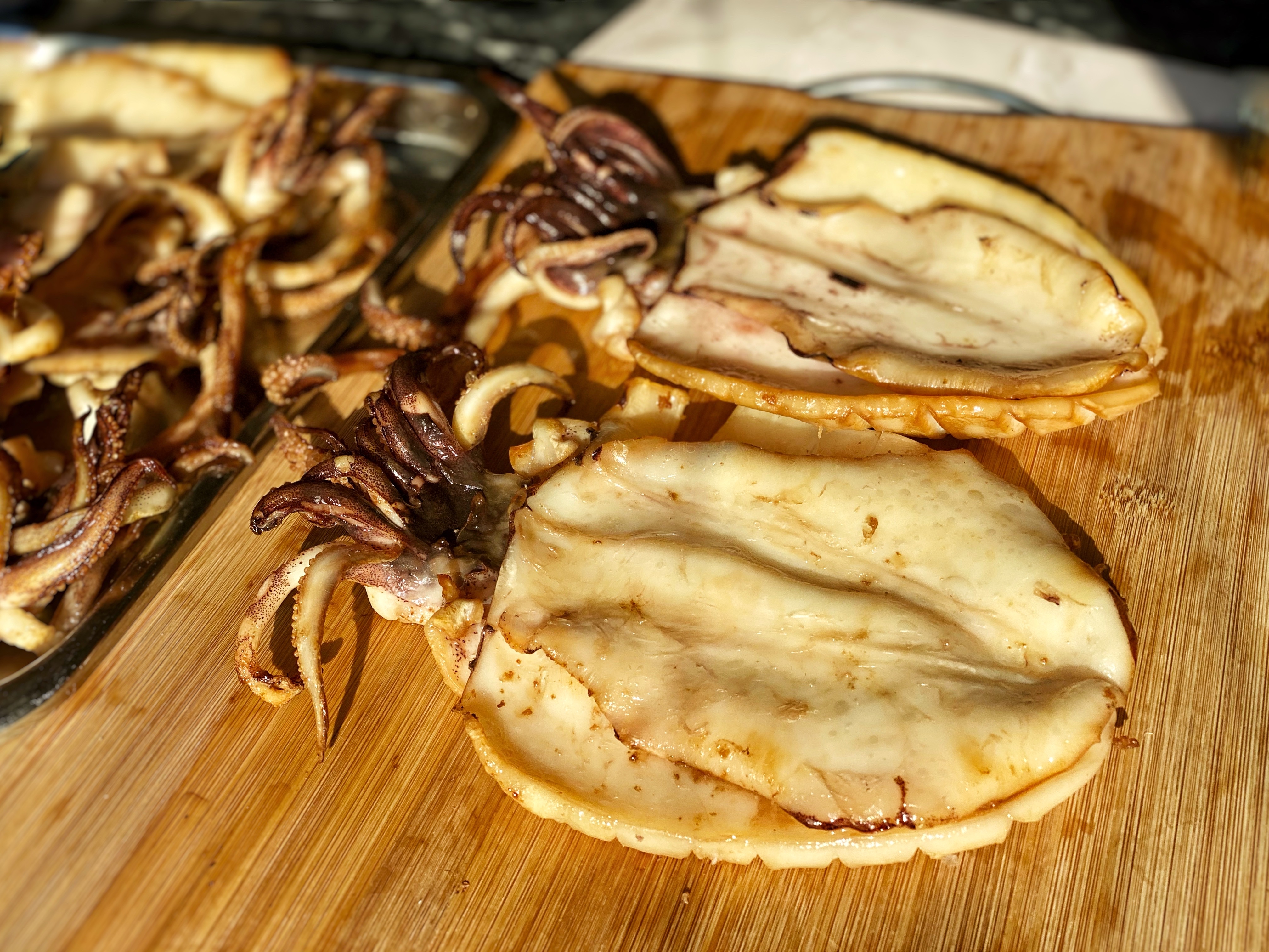 หมึกแดดเดียว สดปลอดสาร ทอดเสร็จ พร้อมส่ง ราคาถูก