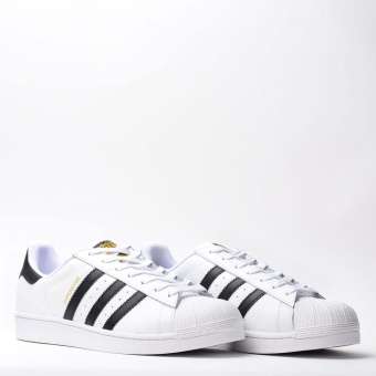 Adidas รองเท้า ลำลอง หญิง อาดิดาส รุ่น ซุปเปอร์สตาร์ Superstar 80S DELUXE (VINTAGE WHITE / CORE BLACK)