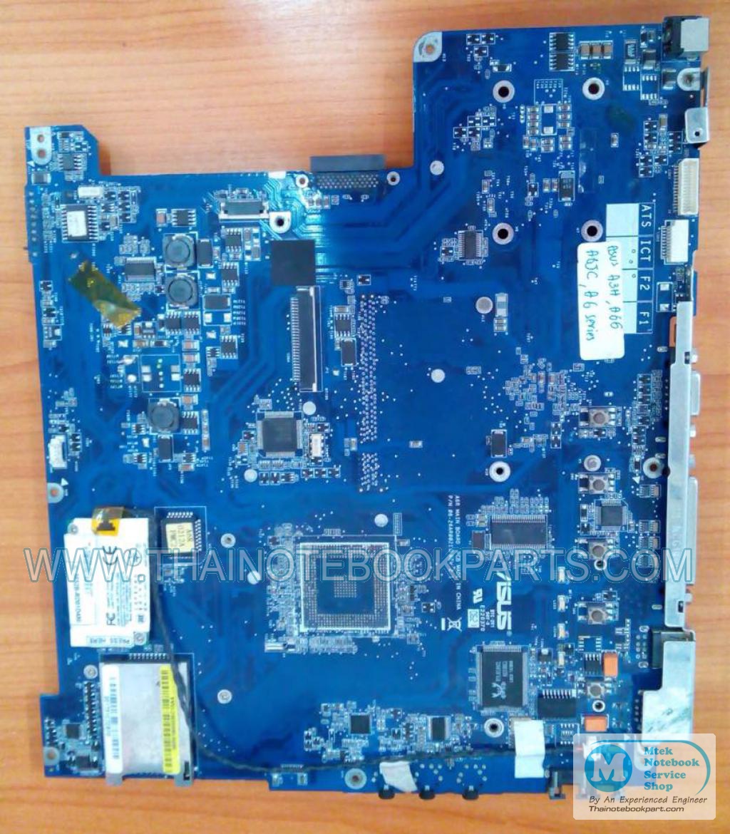 MT06912 เมนบอร์ดโน้ตบุ๊ค ASUS A6R A6RP motherboard mainboard systemboard(สินค้าเสีย ใช้เป็นอะไหล่ำหรับงานซ่อม) 2