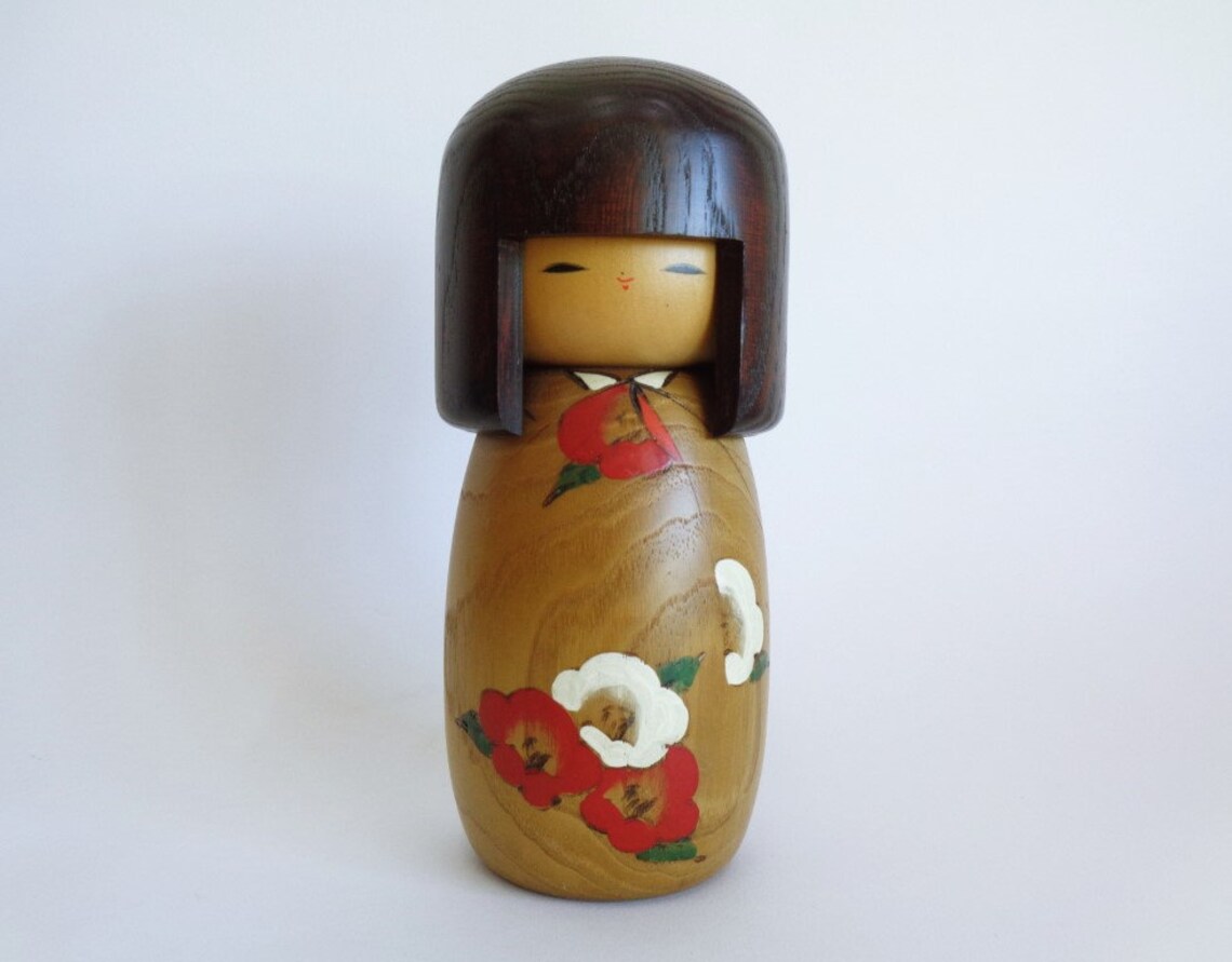 ตุ๊กตาไม้ญี่ปุ่น /Usaburo Kokeshi doll ,8043