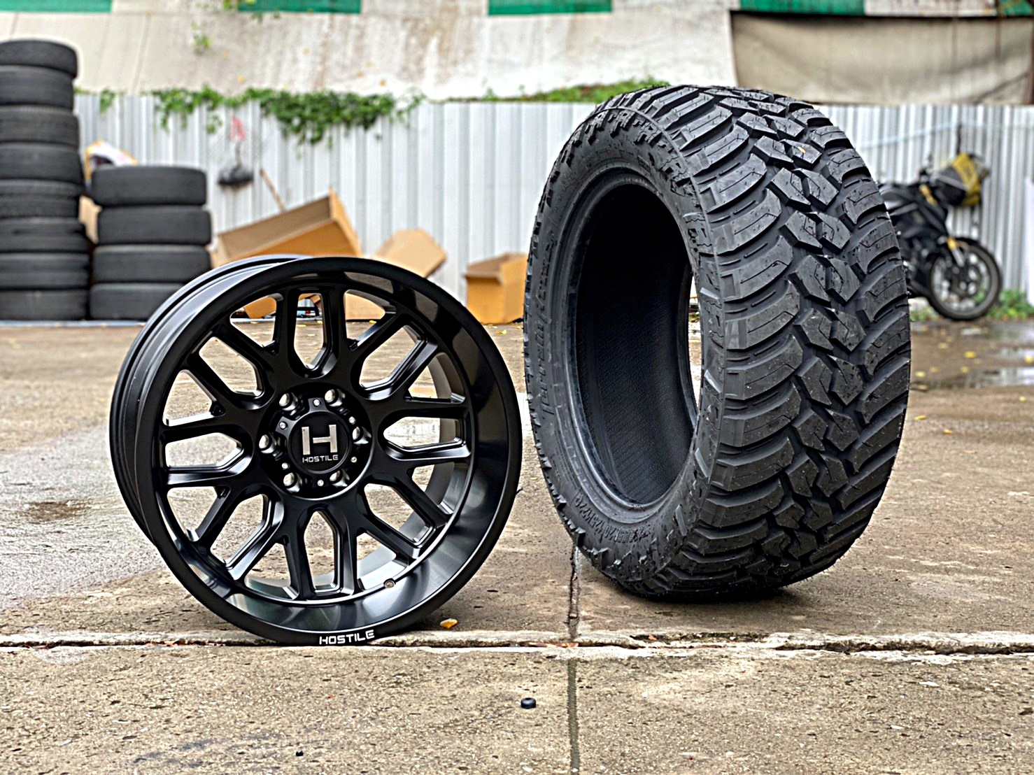 FORD EVEREST ทรงเมกา ล้อ HOSTILE H120 โคตรหล่อ