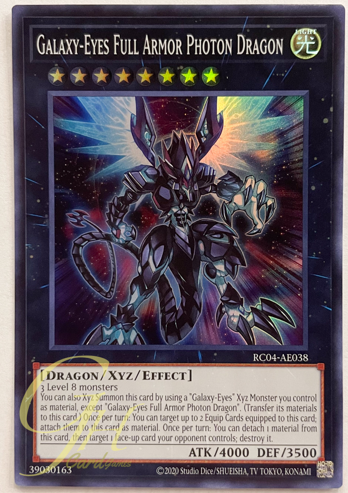 Yugioh [RC04-AE038] Galaxy-Eyes Full Armor Photon Dragon (Super Rare)