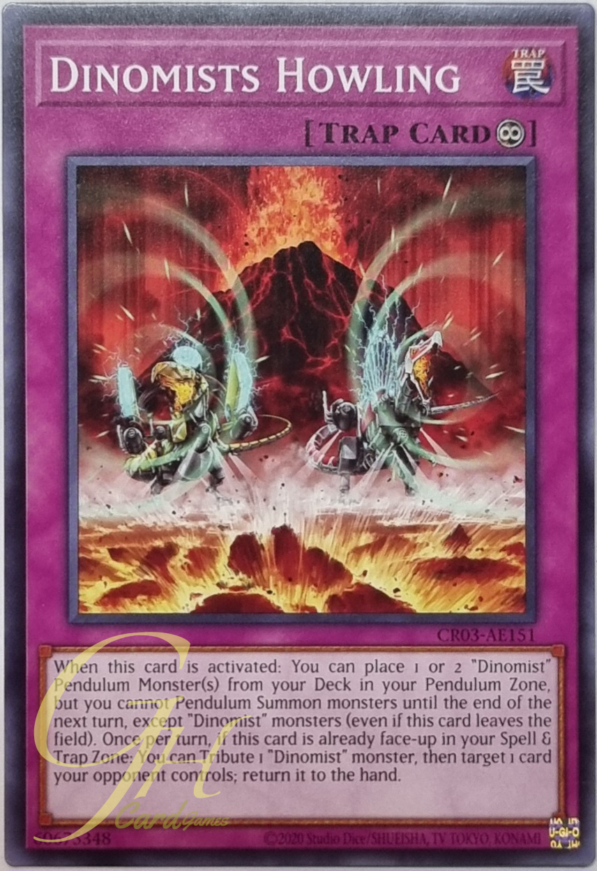 Yugioh [CR03-AE151] Dinomists Howling (Common)