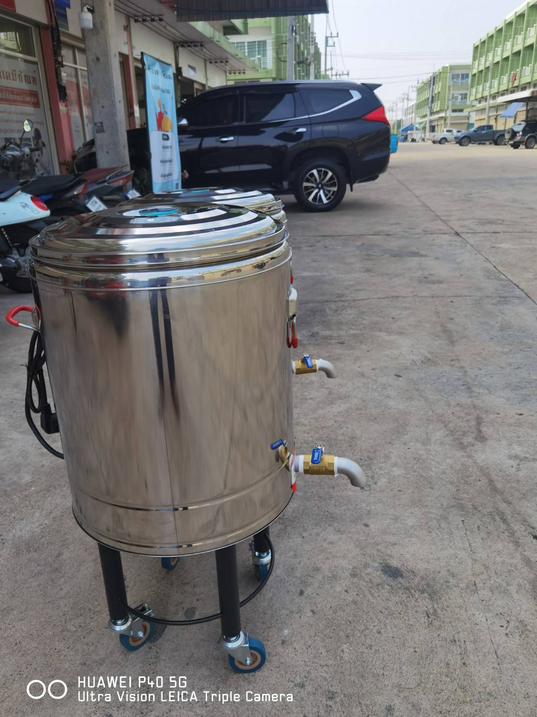 หม้อต้มทำความร้อนไฟฟ้า BC-DPS 🌟 พร้อมหัวก๊อก+ล้อเลื่อน! 😍