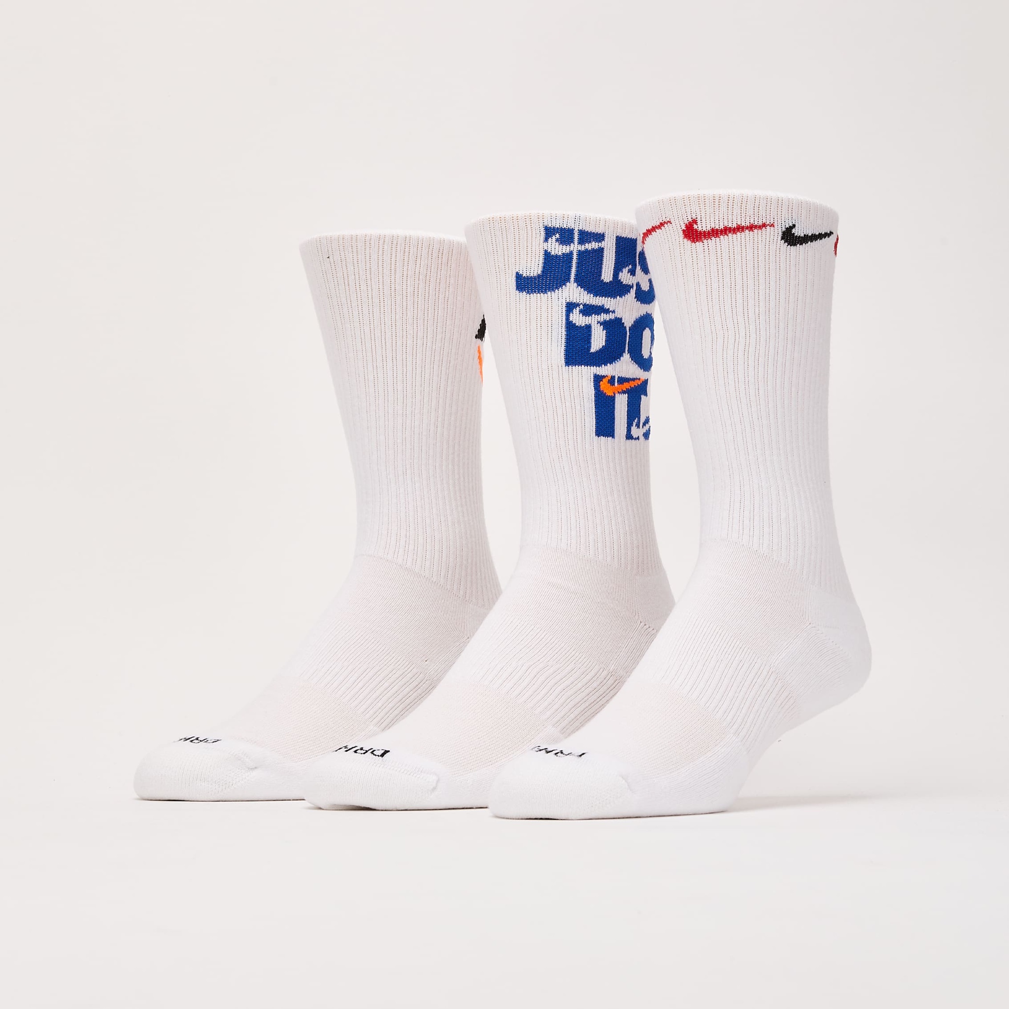 ถุงเท้า Nike EveryDay Plus Crew Socks #แพค3คู่ (S/M/L/XL)